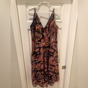 Elisa Sequin Embellished Embroidered Fit & Flare Dress
DRESS THE POPULATION